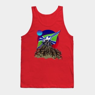 Starship Troopers on a Hill Tank Top